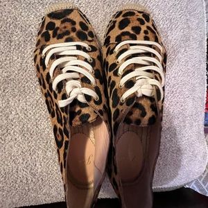 J crew lace up espadrille